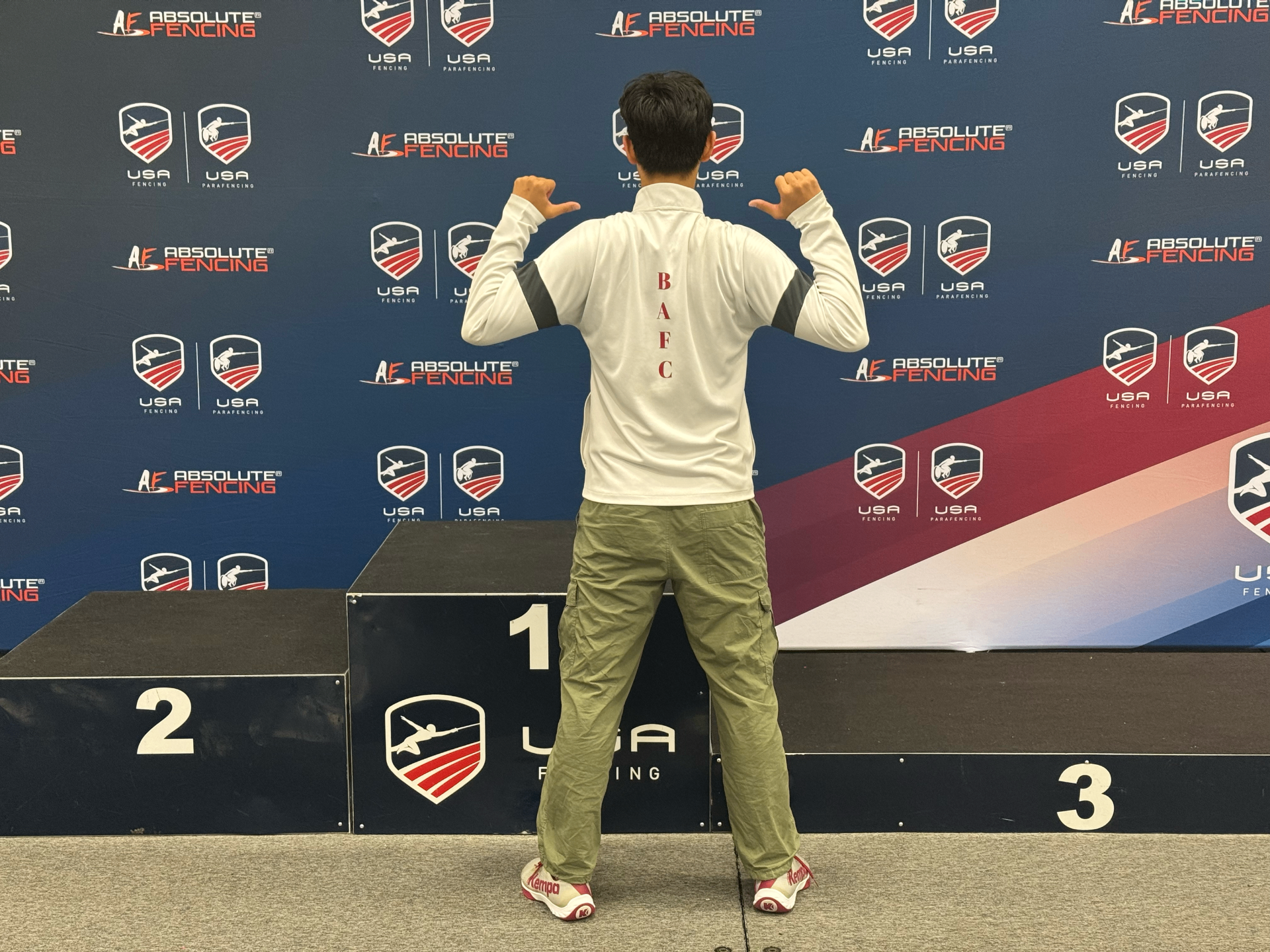 Richard Repping BAFC on the podium