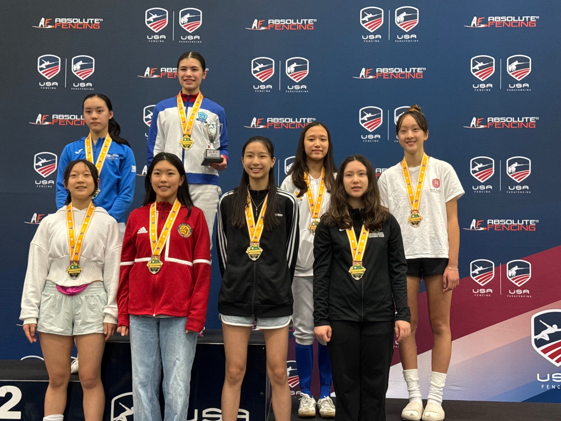 BAFC Isabelle on the podium