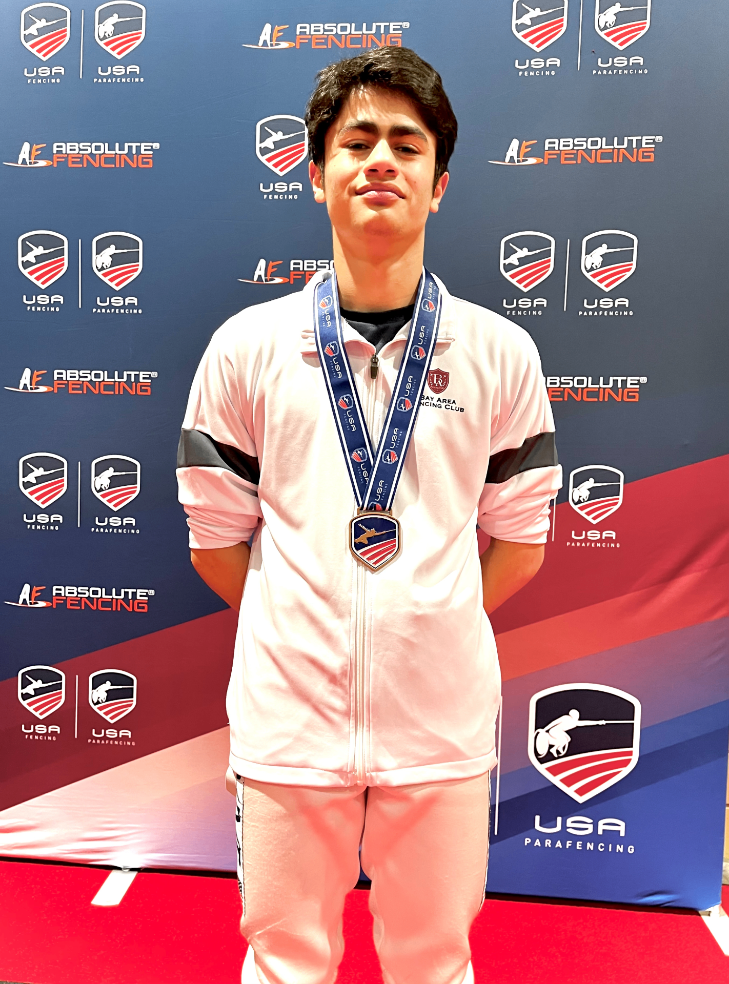 Skipper on the podium at NAC