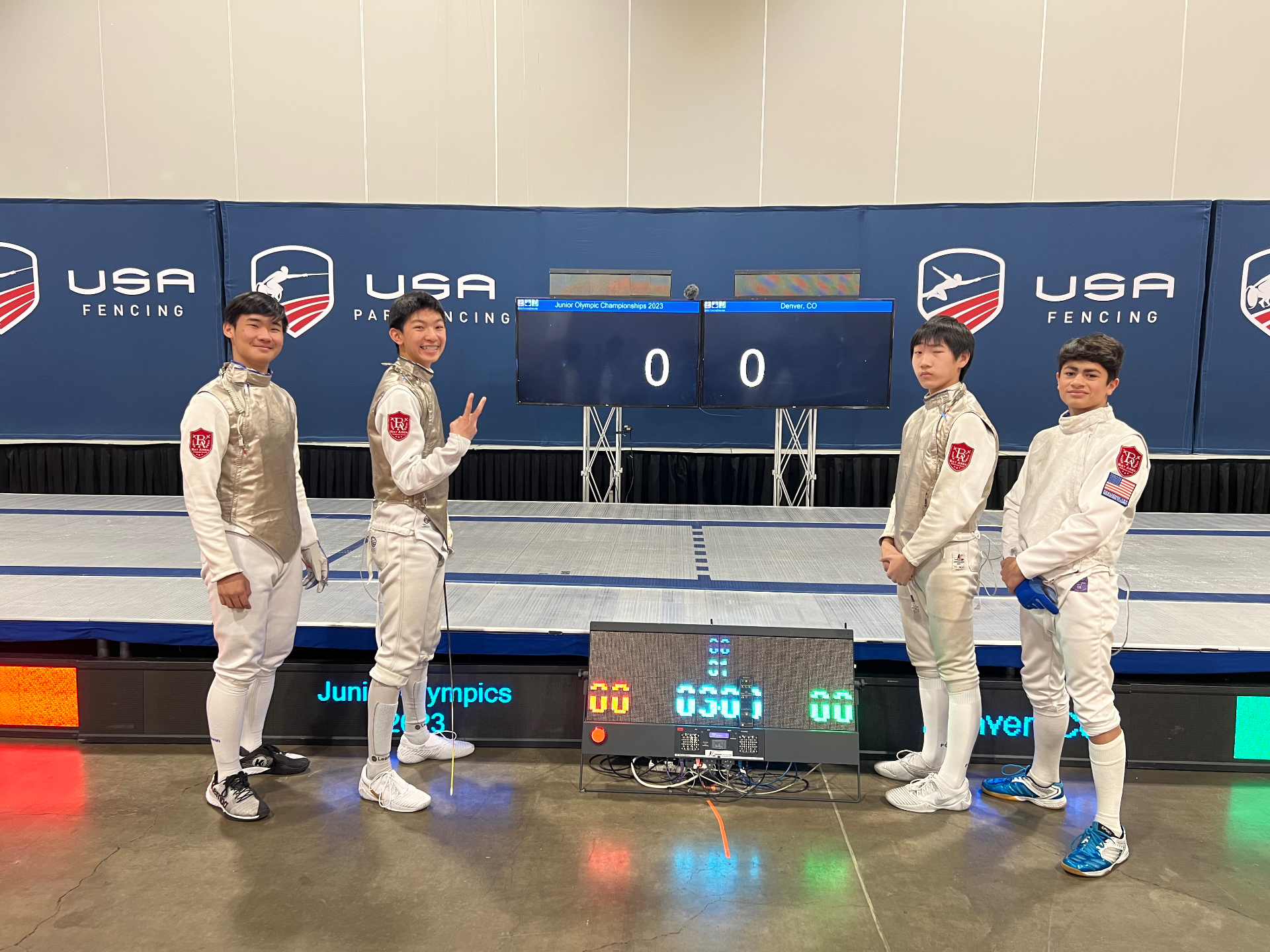 BAFC fencers at Junior Olympic Championships 2023, Denver