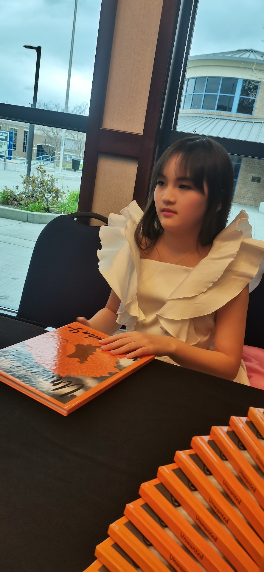 Author Alexandra Gu at her 'Unwanted' book signing